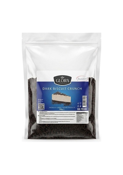 Glora Dark Biscuit Crunch Kakaolu Bisküvi Parçacıkları - 750g