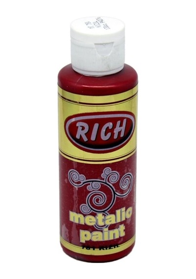 Rich Metalik Akrilik Boya 120 Cc. 781 Kızıl Renk