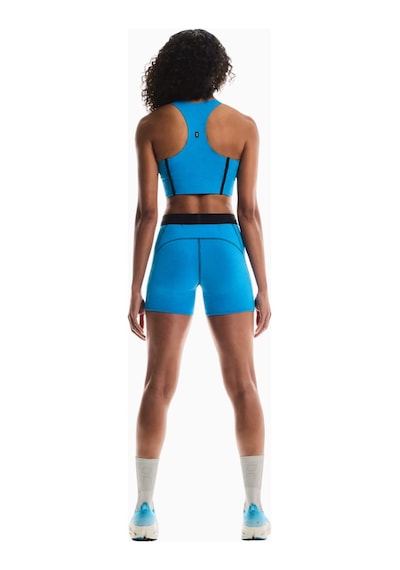 On Pace Tights Short Cleancloud Kumaşlı Kadın Koşu Taytı Mavi