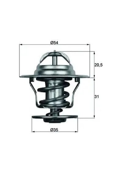 Vw Polo Termostat 1.4 Tdi 2002-2005 Amf Bay Mahle Tx1587d