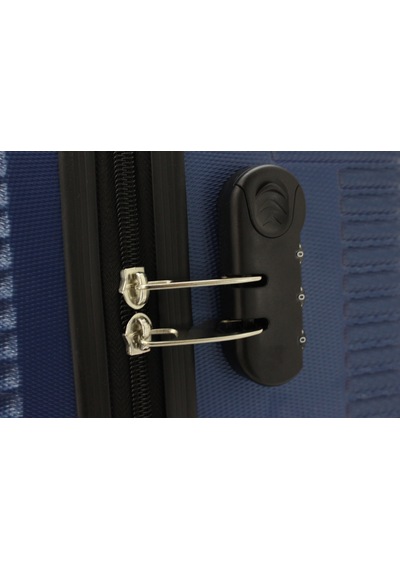 Escape Vlz 072-set Abs 8 Tekerlekli Büyük, Orta, Kabin Boy Valiz, Bavul Seti, Lacivert