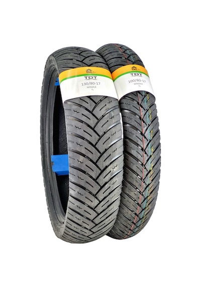 130/70-17 Ve 100/80-17 Lastik Takımı Tl Tubeless - Dubleks