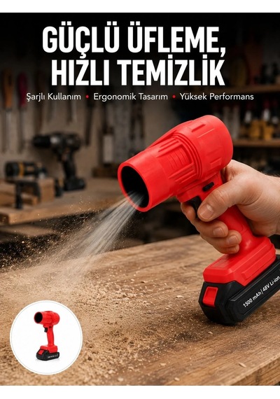 Ers Taşınabilir Elektrikli Hava Üfleme Cihazı Ev Ve Araç Kullanımı Yeni Nesil