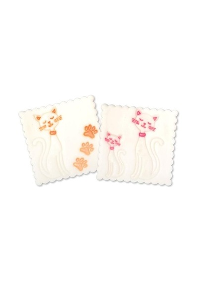 Kedi Temalı Patchwork Baskı Seti Resim Klişesi 4 Parça Diğer