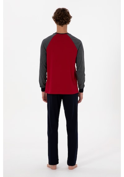 U.s. Polo Assn. Erkek Bordo Pijama Takım 50318618-vr014 Bordo