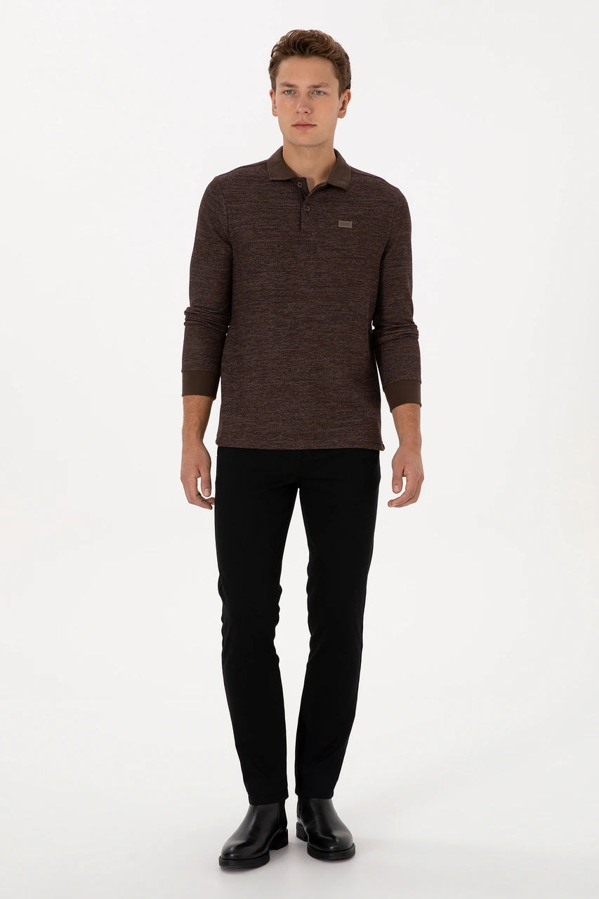 U.S. Polo Assn. Erkek Siyah Slim Fit Kanvas / Chino Pantolon 50308762-VR046 U.S. Polo Assn. Erkek Siyah Slim Fit Kanvas / Chino Pantolon 50308762-VR046