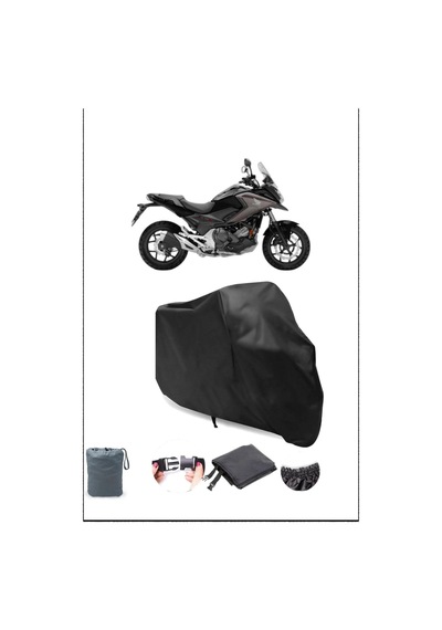 Siyah Honda Nc 750 S Su Geçirmez Dayanıklı Motosiklet Örtüsü
