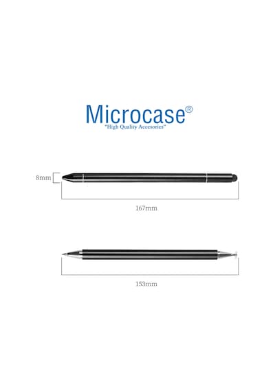 3in1 Tükenmez ve Disk Uçlu Stylus Pen Dokunmatik Kalem AL3468