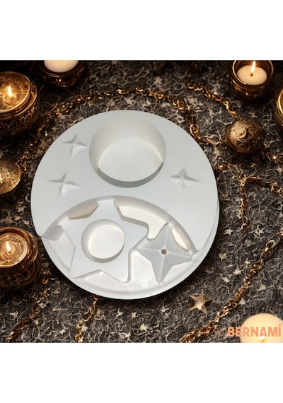 Bernami Mumluk Şamdanpinterest Yıldız Ve Ay Tütsülük Mumluk Dekoratif Yıldız Ve Ay Tütsülük Modern & Şık Tasarım Diğer