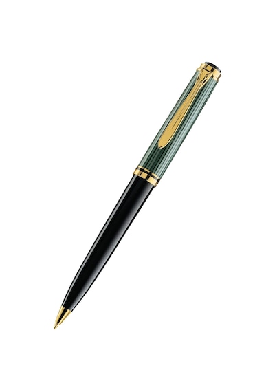 Pelikan Souveran D600 Yeşil Siyah Versatil Kalem D600y Standart