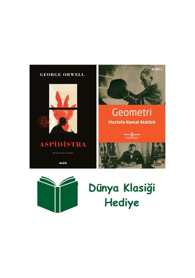 Aspidistra Ciltli + Geometri + Dünya Klasiği Hediye