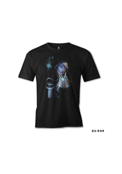 Dota 2 - Drow Ranger 2 Siyah Erkek Tshirt