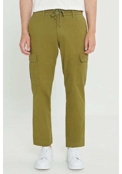 AC&Co / Altınyıldız Classics Erkek Hakı Comfort Fit Rahat Kesim Pamuklu Esnek Yan Cepli Kargo Pantolon - Hakı Haki AC&Co / Altınyıldız Classics Erkek Hakı Comfort Fit Rahat Kesim Pamuklu Esnek Yan Cepli Kargo Pantolon - Hakı Haki