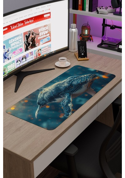 Orka Kaymaz Dikişli Kauçuk Oyuncu Mousepad V3 - 70x30 Xl Gaming Mouse Pad Fare Altlığı