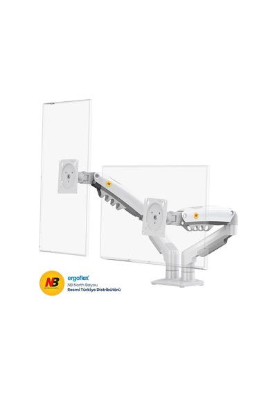Lexroo North Bayou Nb F160 Ergonomic Çift Kol 2-9 Kg Kapasiteli Yeni Nesil Profosyonel Monitör