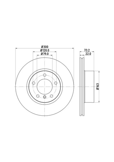 Bmw 120i F21 Fren Diski On 2015-2016 Hella 8dd355118041 2adettir