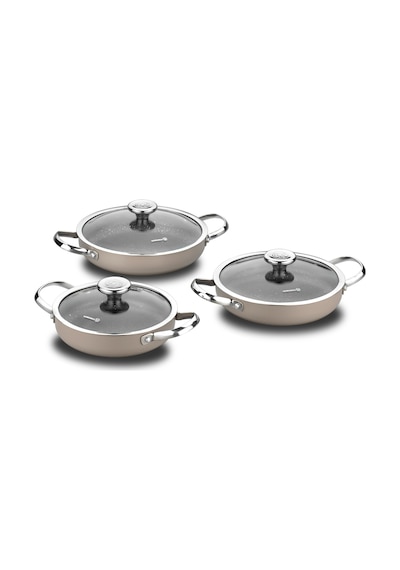 Korkmaz A1356 Zeta 6 Parça Omlet Set Bej