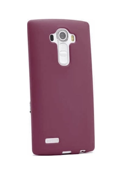LG Uyumlu G4 Kılıf Zore Premier Silikon Kapak Mürdüm