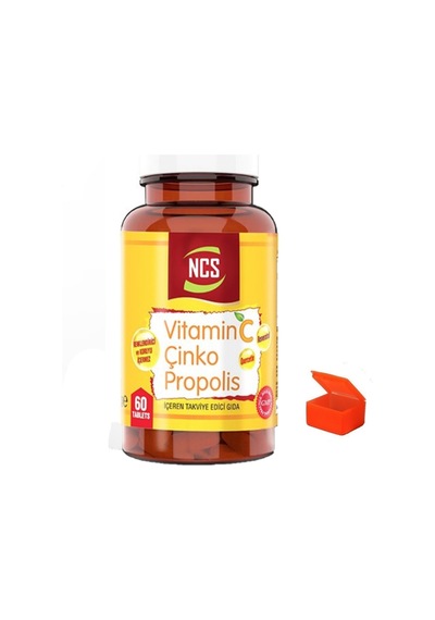 Ncs Vitamin C 1000 Mg Çinko Propolis 60 Tablet + Hap Kutusu