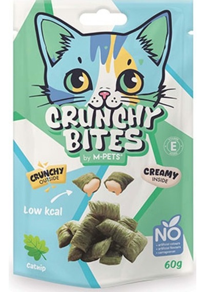 M-pets Crunchy Bites Catnipli Kedi Ödül Maması 60 Gr 244-30056.01