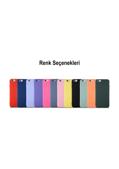 Apple Uyumlu iPhone 6 Kılıf İçi Kadife Lansman Silikon Kapak