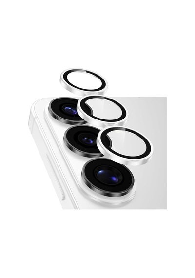 S24 İle Uyumlu Kamera Lens Koruyucu Alüminyum Alaşım Çerçeveli Telefon Lensi Temperli Cam Koruma Gümüş Sku: Zeusb0hhnc377c -