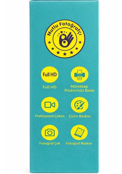 Cmr99 Dijital Çocuk Kamerası Print Kamerası 1080p Full Hd Termal Yazıcılı 2.0 Ekranlı Mor