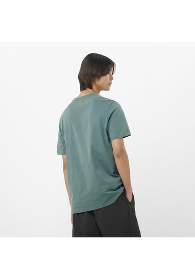 Salomon Bıg Logo Tee M North Atlantic// Erk T-shırt Lc2526700 Gri