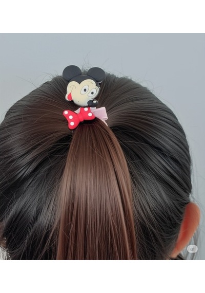 Minnie Mouse Temalı Toka Seti Sevimli Kız Çocuk Toka Okul, Doğum Günü Partileri Ve Özel Günlerde. Çok Renkli