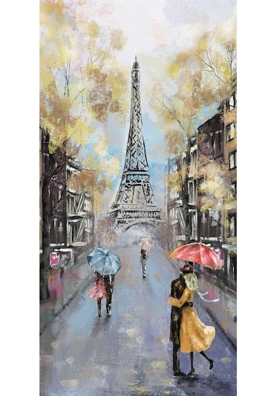 Kapı Giydirme Kapı Sticker Folyosu Paris Sarı Yağlıboya