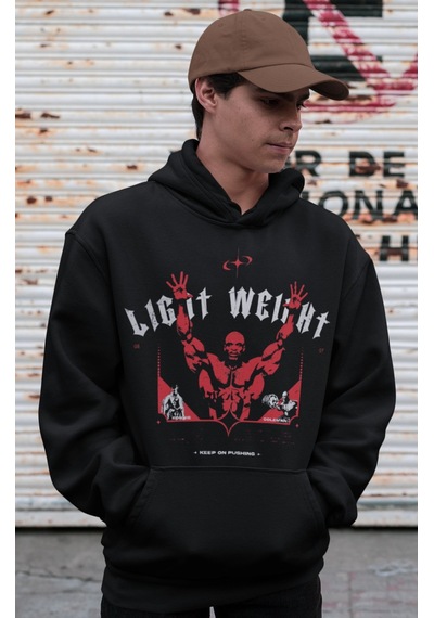 Sevbano Vintage Efsane Ronnie Coleman Bodybuilding Fitness Baskılı Unisex Siyah
