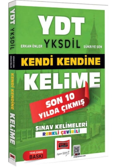 Yargı Ydt Yksdil Kendi Kendine Kelime Son 10 Yılda Çıkmış Sınav Kelimeleri Renkli Çevirili