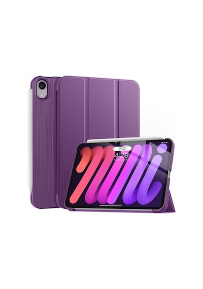 Apple Uyumlu iPad Air 4 ve Air 5 10.9 Kılıf Pu Deri Smart Standlı Case