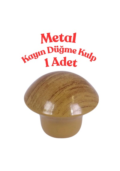 Klc Metal Yuvarlak Kayın Düğme Kulp Çocuk Odası, Mutfak Ve Dolap İçin Modern Çekmece Kulbu Kulpları Kayın Kayın
