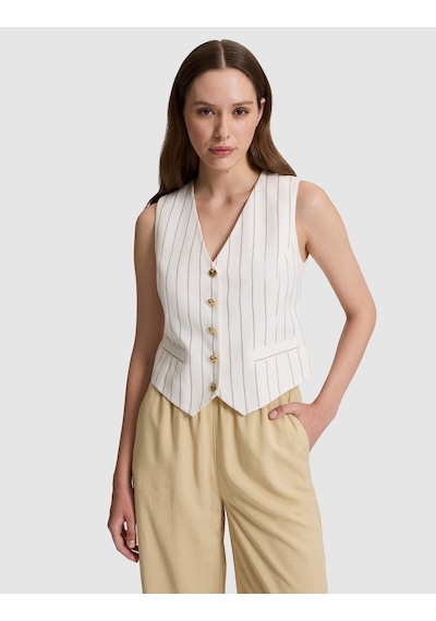 Pierre Cardin Kadın Ekru Yelek Dokuma 50323439-vr019