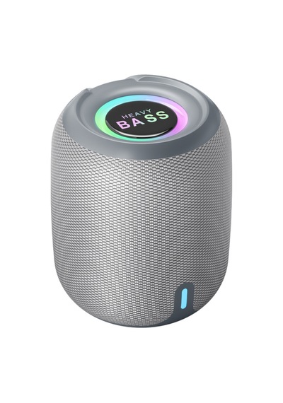 Bluetooth Hoparlör Rgb Ledli 1200mah Subwoofer Ses Outdoor Speaker Su Geçirmez Dayanıklı Gövde
