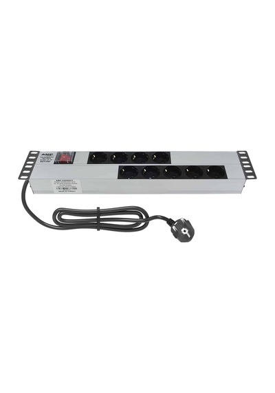 Amp Connect 19" 2u 9'lu Schuko Anahtarlı Kabinet Grup Prizi Pdu -16a