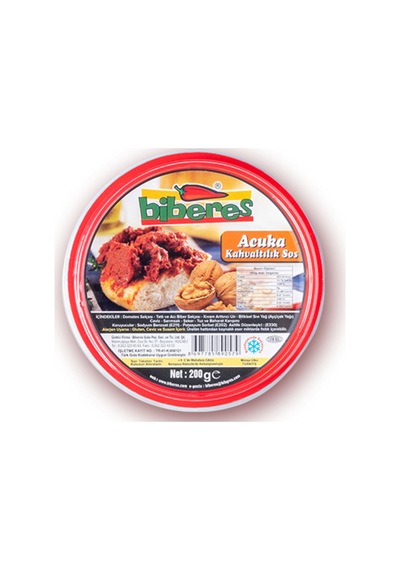 Biberes Acuka Sos Cevizli 200gr Kahvaltılık Sos Acıka