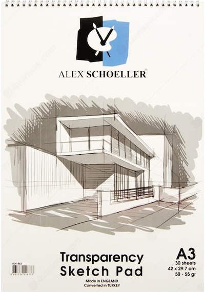 Alex Schoeller Spiralli Eskiz Blok A3 – 30 Yaprak 50-55gr