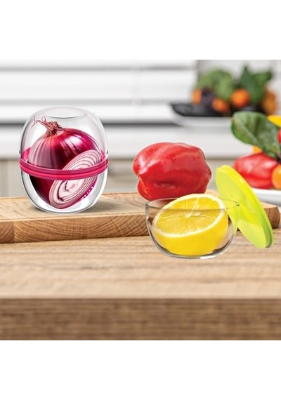Freshball 2'li Set Taze Tutan Kapsül - Soğan Sarımsak Limon Saklama Kabı Diğer