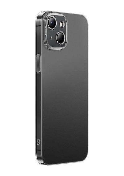 Apple Uyumlu iPhone 14 Kılıf Toz Önleyici Zore Helo Kapak-şeffaf Şeffaf Şeffaf