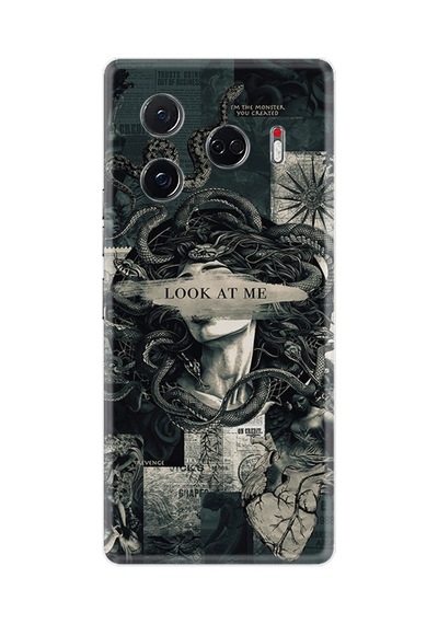 Tecno Spark Go 2023 Kılıf Hayat Serisi Desenli Look At Me-ürün Kodu 2009