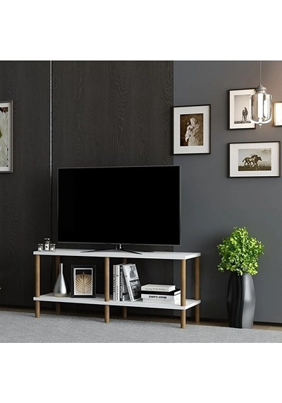 Tv Sehpası Şota Beyaz 90 Cm