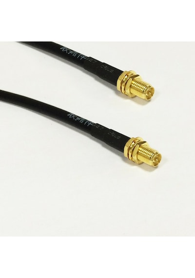 RP SMA Dişi - RP SMA Dişi Wireless Anten Kablosu 10 Metre