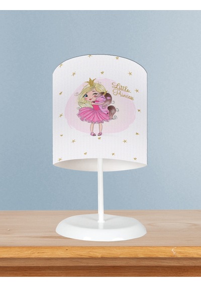 Mekta Home Bebek Ve Çocuk Odası Little Princess Desenli Abajur