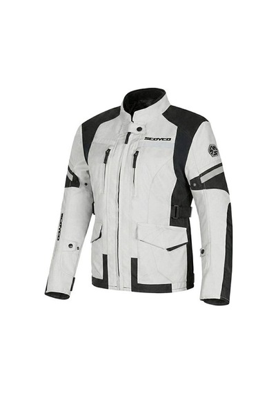 Scoyco Jk122k Motosiklet Montu Çocuk 4 Mevsim Oxford 600-d Dayanıklı Kumaş Motorcu Mont Kids Gri