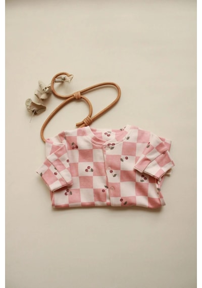 Oh La La Koala Plaid Cherry Serisi Tulum Bej