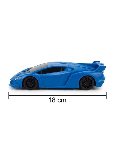 TıfılToys Uzaktan Kumandalı Ferrari Hızlı Mavi Araba 1:26 Ölçek 18 Cm İleri Ve Geri Hareketli Oyuncak Araba
