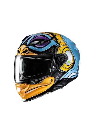 Hjc F71 Monkey Dj Mc23 Kapalı Motosiklet Kaskı Çok Renkli