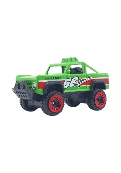 3'lü Araba Off-road Seti - Die Cast - Ds045 Lisinya Çok Renkli